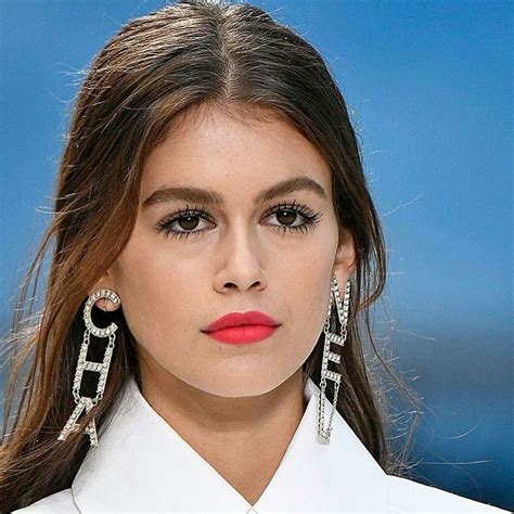 chanel earrings kaia gerber|Kaia Gerber dating.